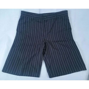 IZOD XFG Golf Shorts 32 Black White Stripes